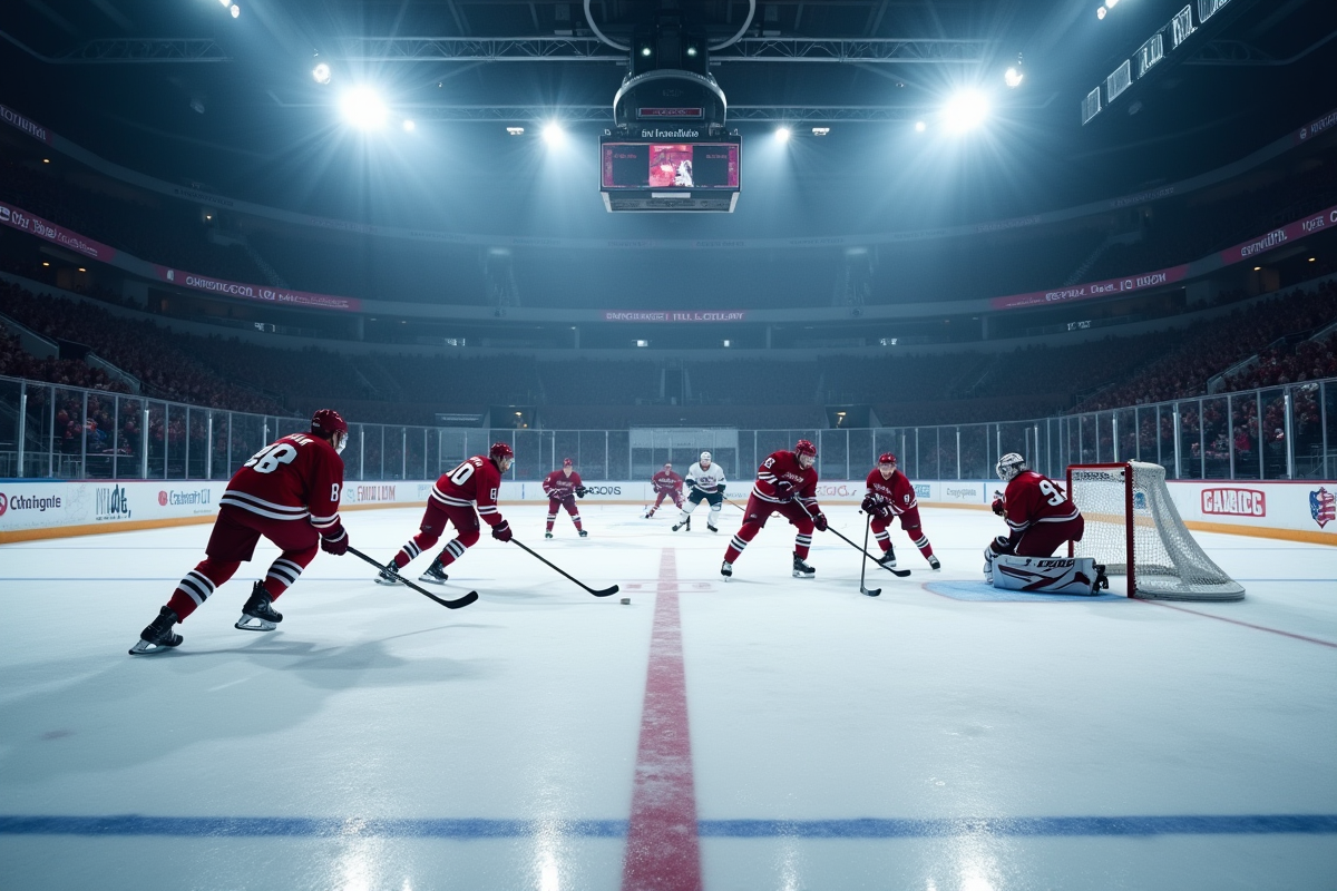 Avantage numérique en hockey : définition et impact sur le jeu