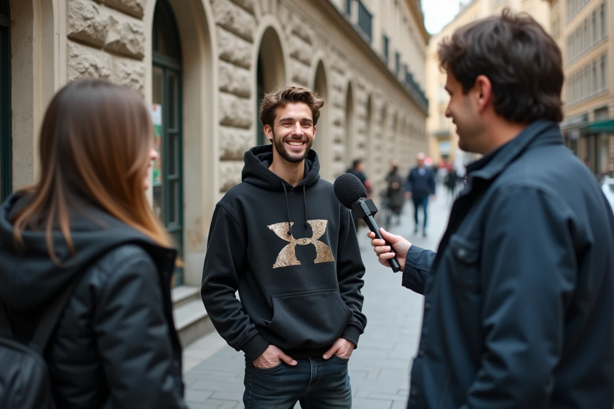 Musicien en extérieur lors d